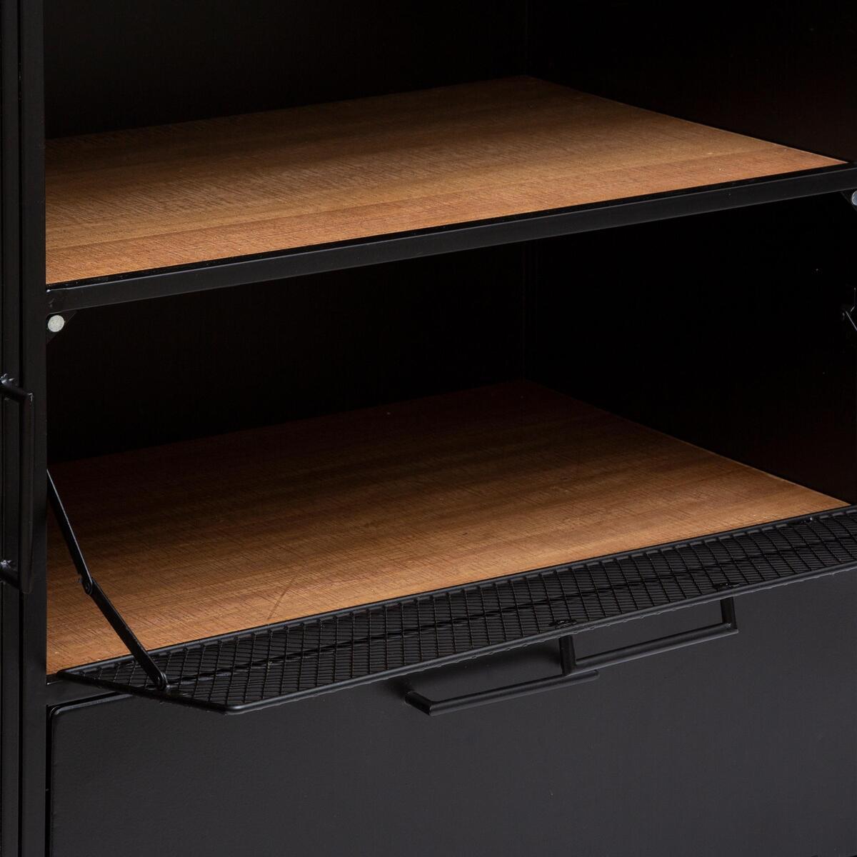 Шкаф atmosphera Ciernа, 140x85 cm, Черен