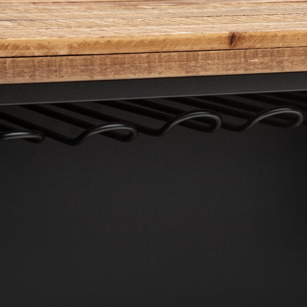 Шкаф atmosphera Ciernа, 140x85 cm, Черен