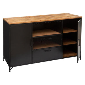 Шкаф atmosphera Ciernа, 140x85 cm, Черен