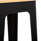 Bar stool Loga, Black