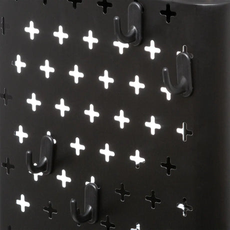 Кухненска количка 5five, Черен, Метал, Перфорирана