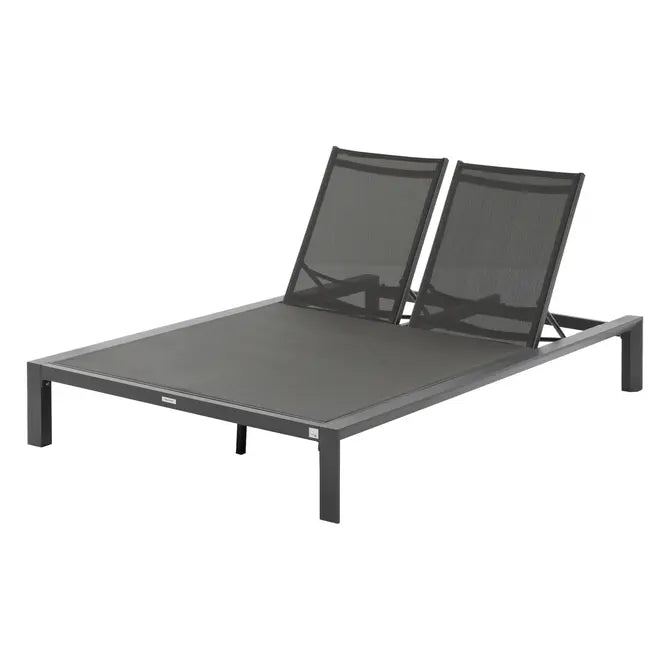 Двоен алуминиев шезлонг Hesperide Evasion, Графит