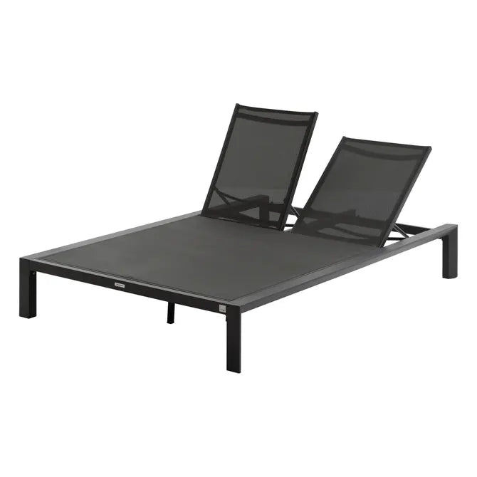 Двоен алуминиев шезлонг Hesperide Evasion, Графит