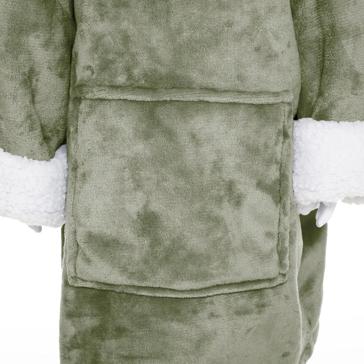 Детско одеяло с качулка atmosphera Dino, Зелен