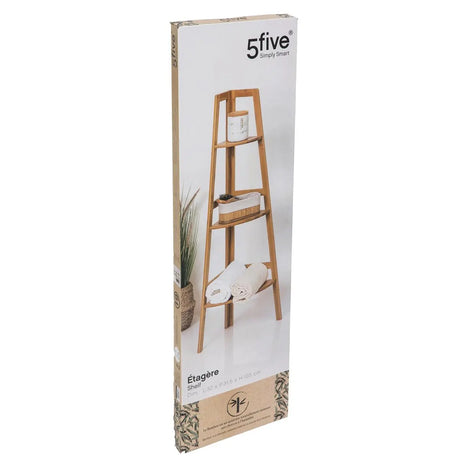 Ъглова етажерка 5five Bambou, 3 нива