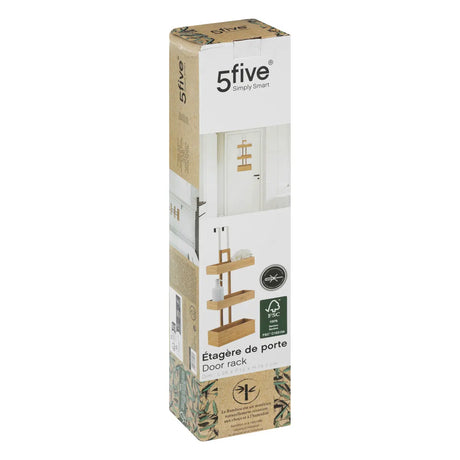 Етажерка за врата 5five, Бамбук, 3 нива