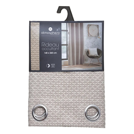 Блекаут завеса atmosphera Mattone, 140x260 см, Ленен цвят