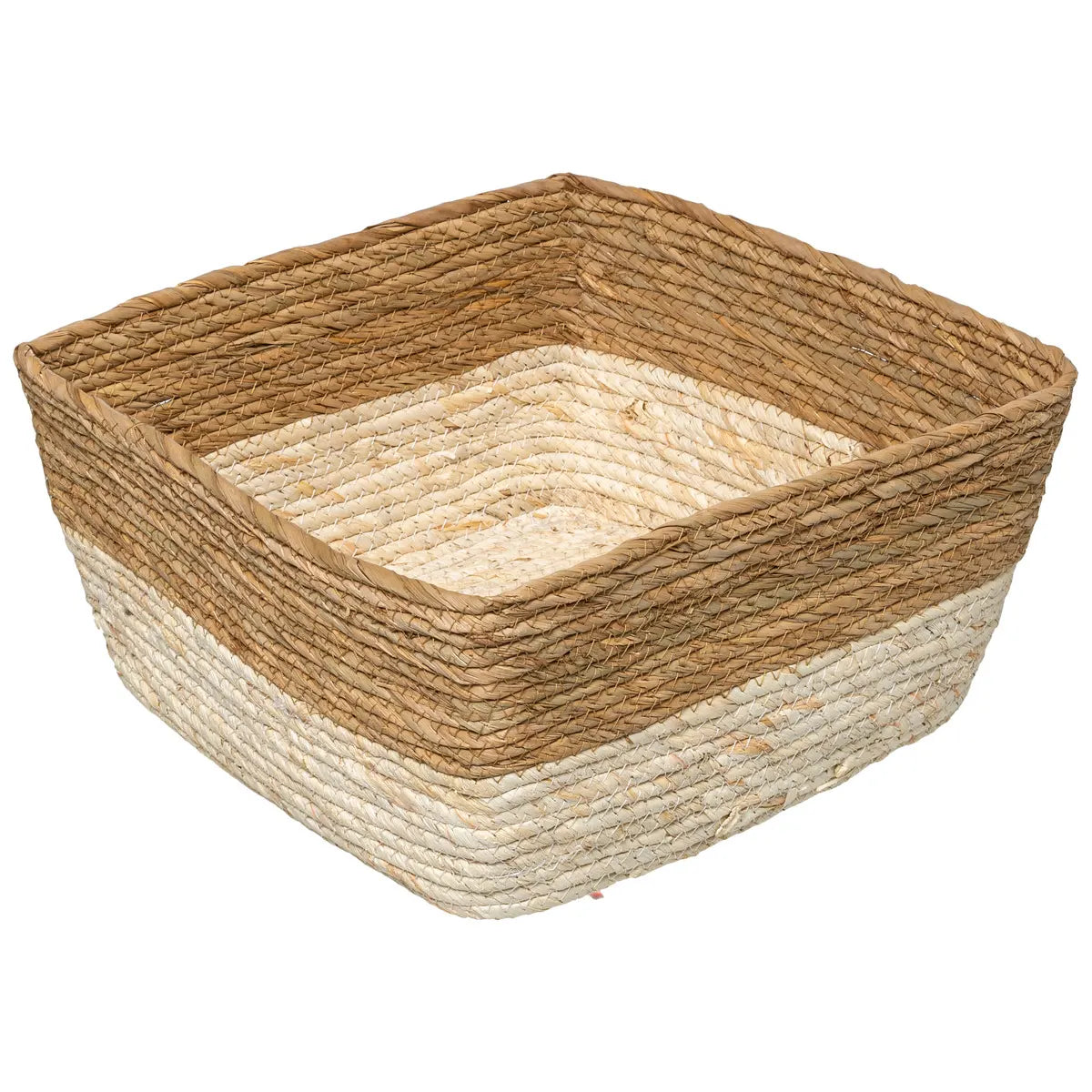 Кутия за съхранение 5five Mix & Modul, Двуцветна, Плетена, 31x15 cm