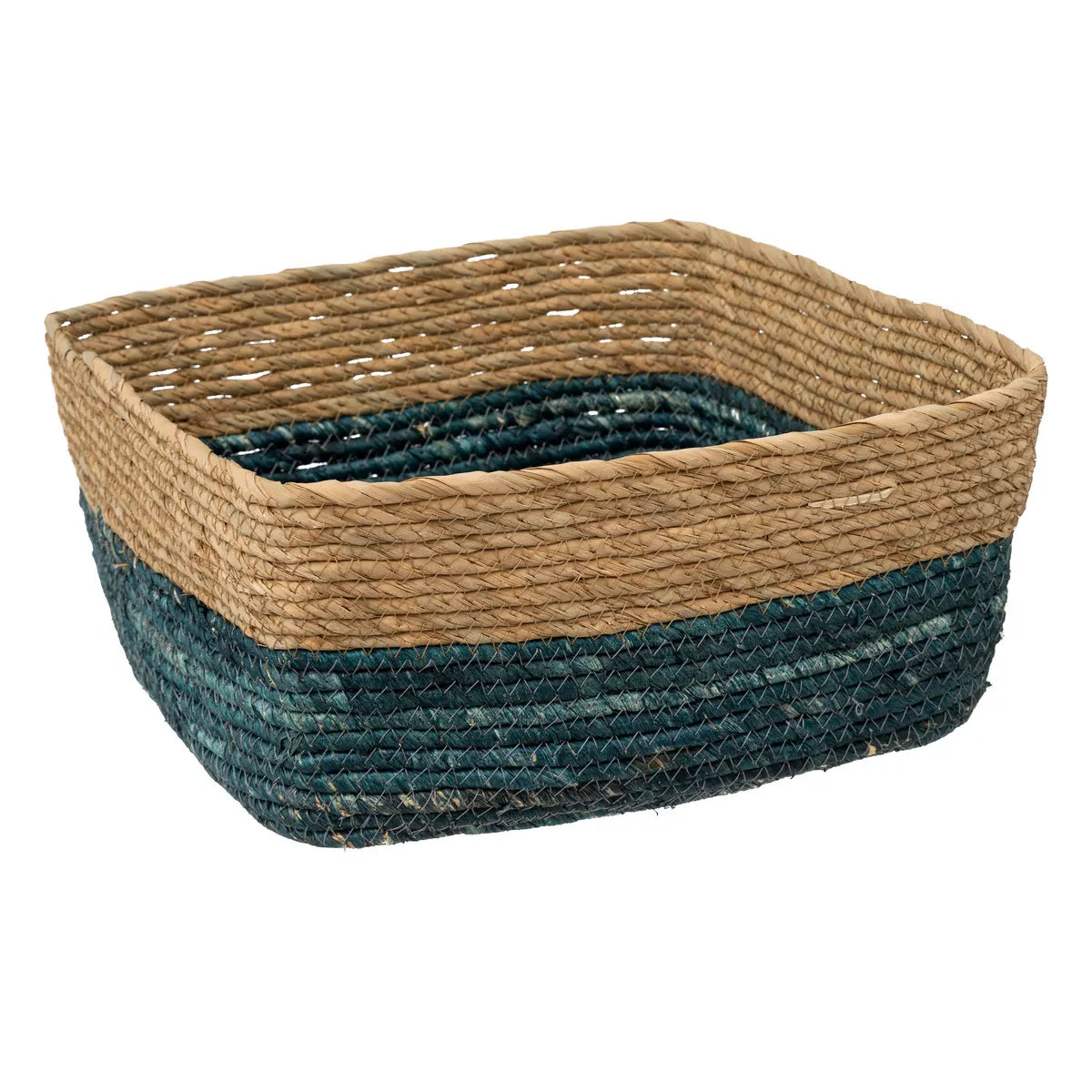 Кутия за съхранение 5five Mix & Modul, Нефтеносиня, Плетена, 31x15 cm