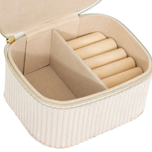 Кутия за съхранение на бижута atmosphera Enya, 11 cm, Бежов