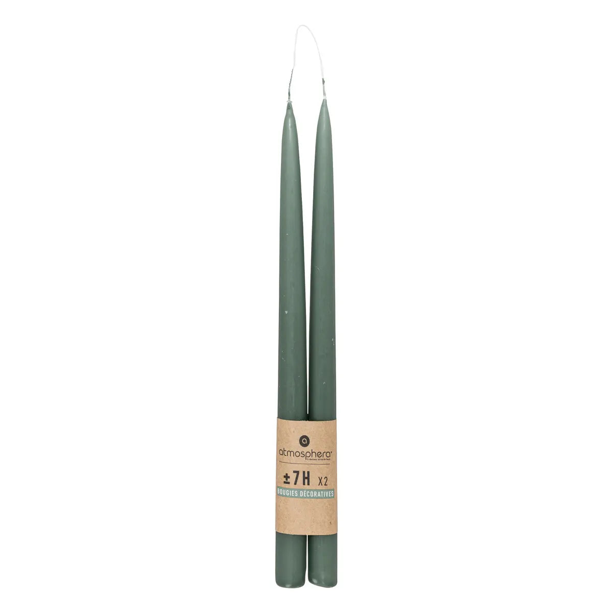 Свещи без аромат atmosphera Hugo, 30 cm, 2 бр