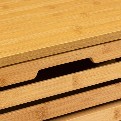 Шкаф за баня 5five Sicela, 4 чекмеджета, Бамбук