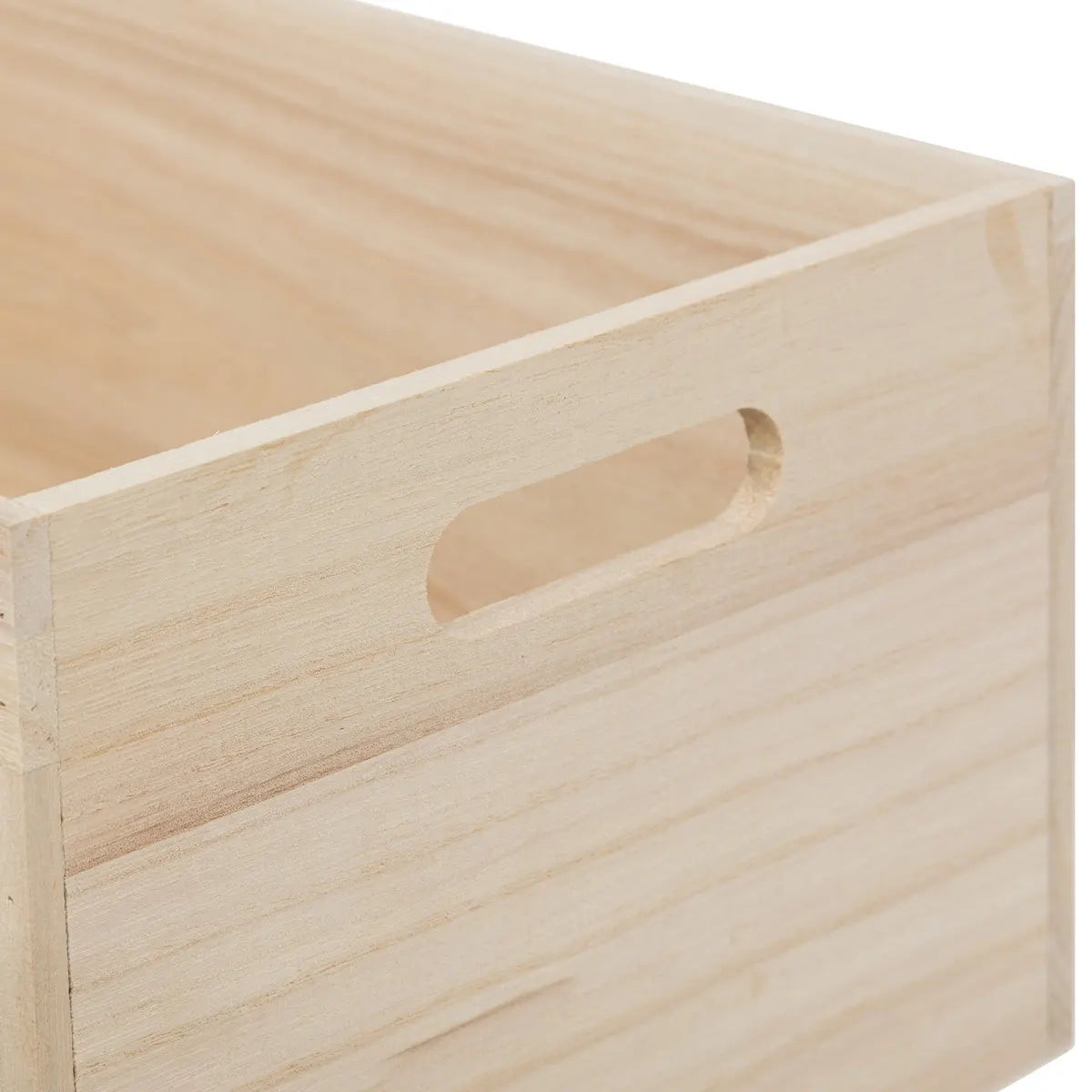 Комплект от 3 австралийски щайги с макраме, MDF