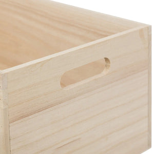 Комплект от 3 австралийски щайги с макраме, MDF