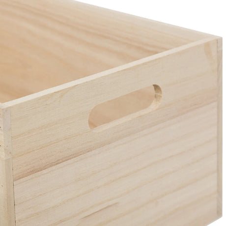 Комплект от 3 австралийски щайги с макраме, MDF