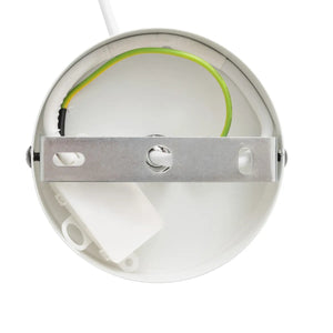 Пендел atmosphera Tobie, 25 cm, Бял памук