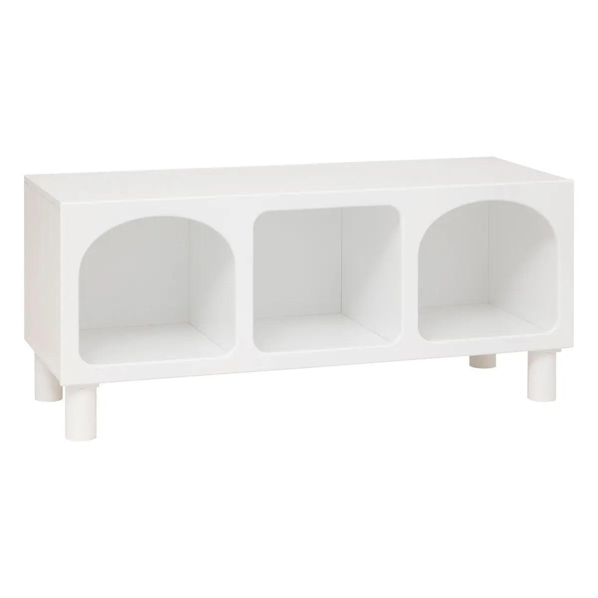 Детски скрин atmosphera Tara, 3 отделения, MDF, Бял
