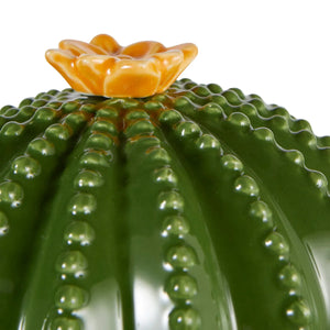 Кутия за съхранение atmosphera Yucatan, 16xH15.5x11cm, Керамика, Зелен