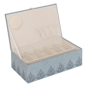 Кутия за съхранение atmosphera Wild Romance, 30х18.5х10 cm, MDF, Син