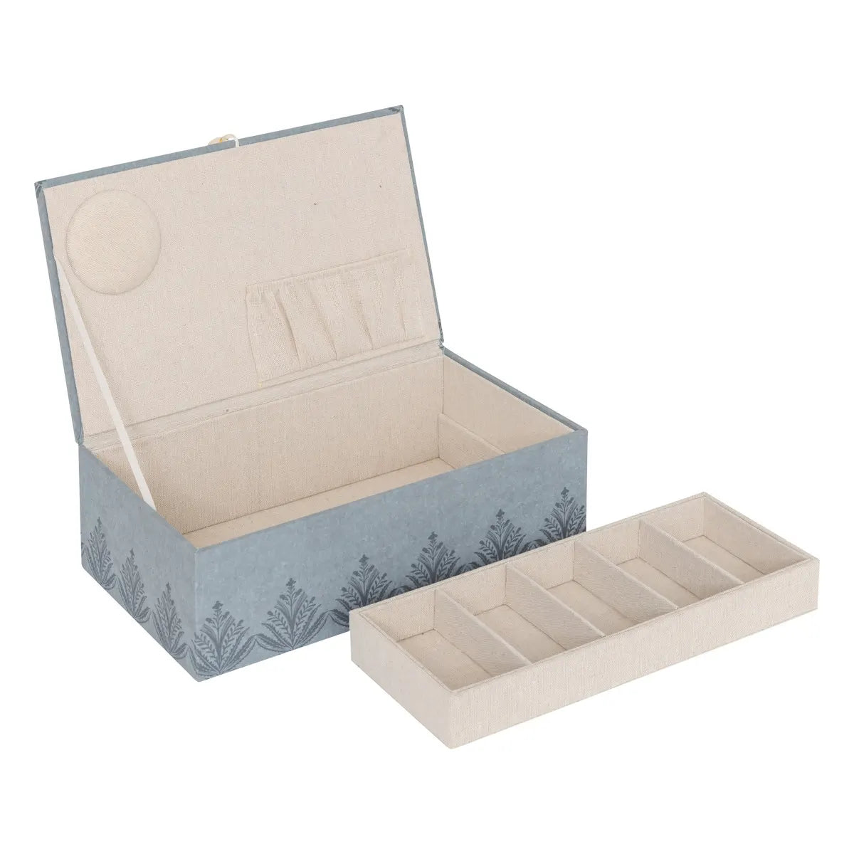 Кутия за съхранение atmosphera Wild Romance, 30х18.5х10 cm, MDF, Син