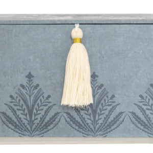 Кутия за съхранение atmosphera Wild Romance, 30х18.5х10 cm, MDF, Син