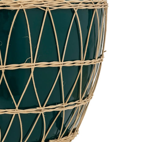 Ваза atmosphera Yucatan, Керамика, Ратан, 33 cm