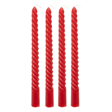 Свещи без аромат atmosphera Hugo, 25 cm, 4 бр