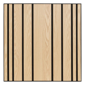 Акустичен декоративен панел atmosphera Colva, MDF, 60x60 cm, Светло дърво