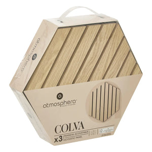 Комплект декоративен панел atmosphera Colva, MDF, 30x26 cm, 3 бр