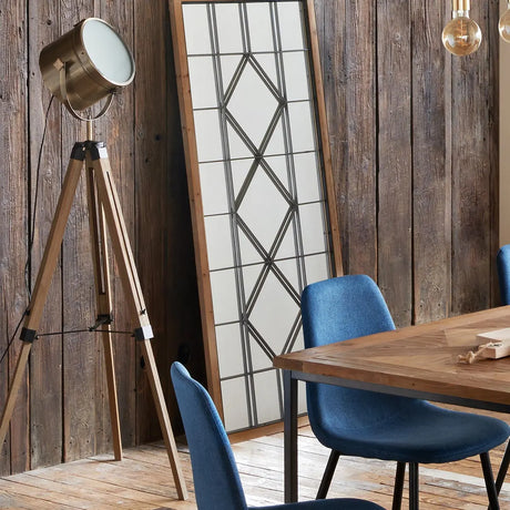 Лампион atmosphera Ebor, Метал и Дърво, Бронзов, 152 cm