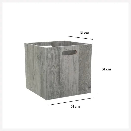 Кутия за съхранение 5five Mix & Modul, Дърво, 31x31 cm