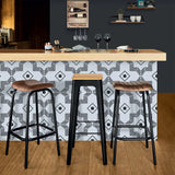 Bar stool Loga, Black