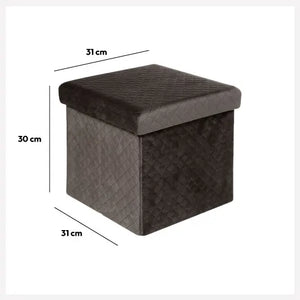 Сгъваем пуф 5five Mix & Modul, Кадифе, 31x31 cm