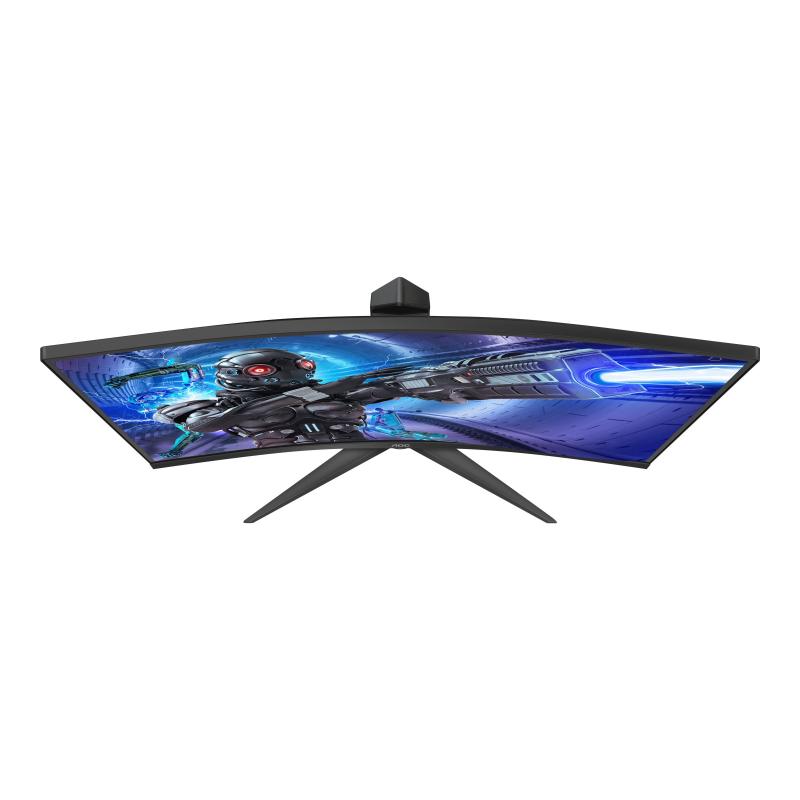 Monitor Curved 1500R Gaming LED VA AOC 27", 240Hz, 1ms, FreeSync, FlickerFree, Frameless, 2xHDMI, DP, 1xUSB 3.0