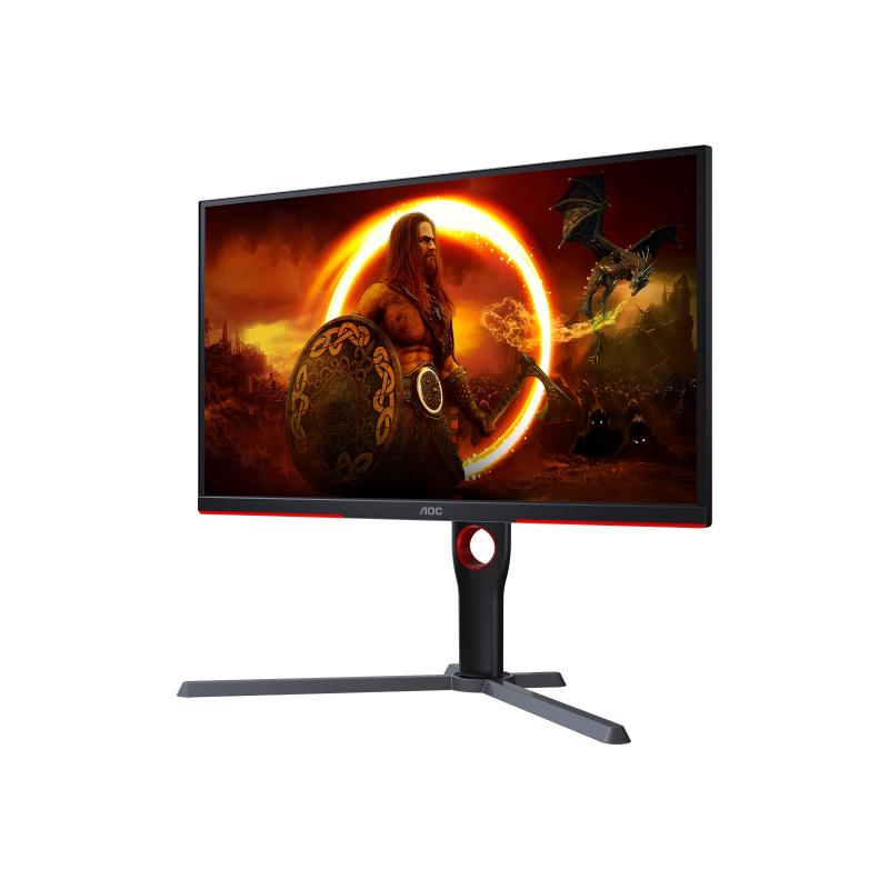 Монитор Gaming AOC 24.5", VA, Full HD, WLED, 240Hz, 1ms, HDMI, DisplayPort, USB hub, Pivot, 25G3ZM/BK