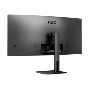 Монитор AOC U34V5C/BK 34'', WLED VA Panel, Anti Glare, 3H, 21:9, 3440x1440, 100Hz, Free Sync, Flicker-free, Low blue light, PIP, PBP, HDMI, DisplayPort, USB-C, 4x USB 3.2