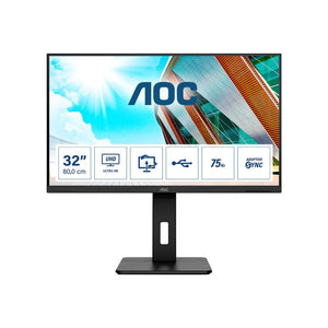 Монитор AOC 31.5", VA , 4K Ultra HD, 60Hz, 4ms, DisplayPort, Black, U32P2