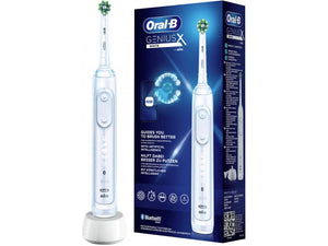 Електрическа четка за зъби Oral-B Genius X 396901, Бял