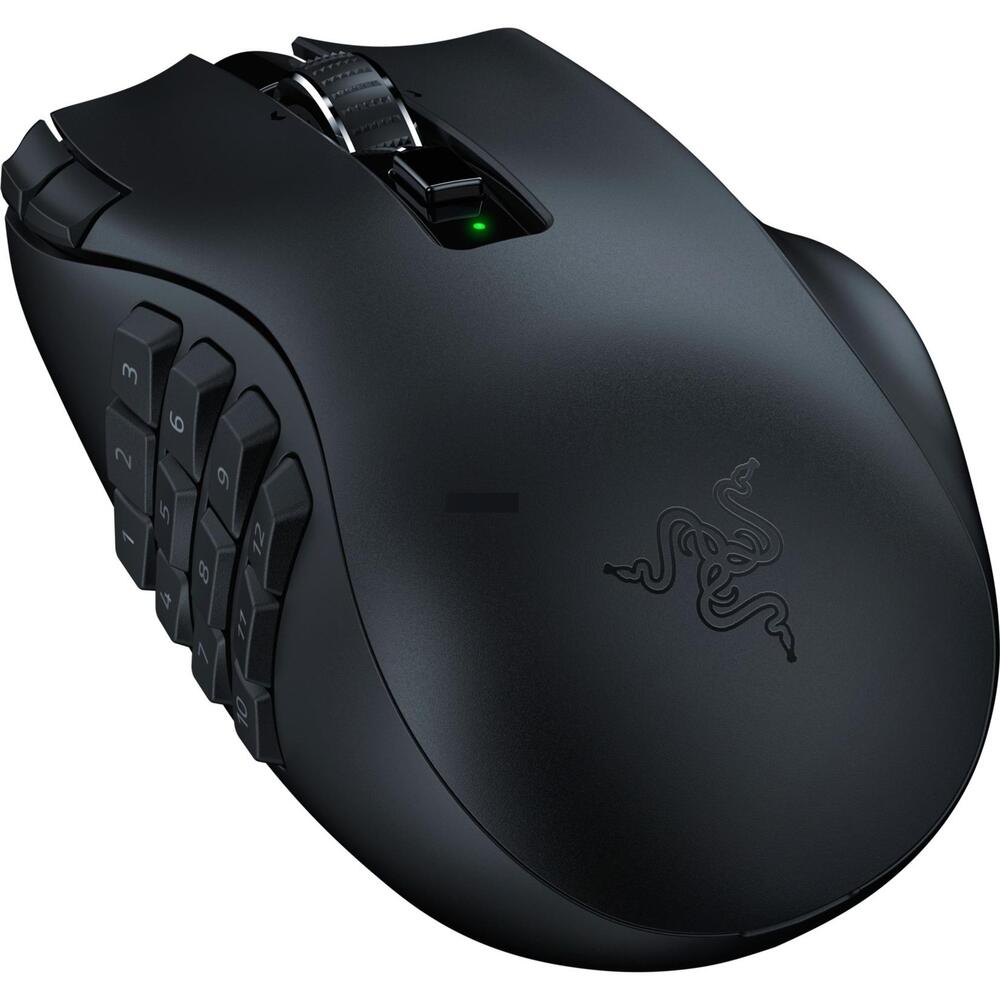 Безжична мишка Gaming Razer Naga V2 HyperSpeed, Черен