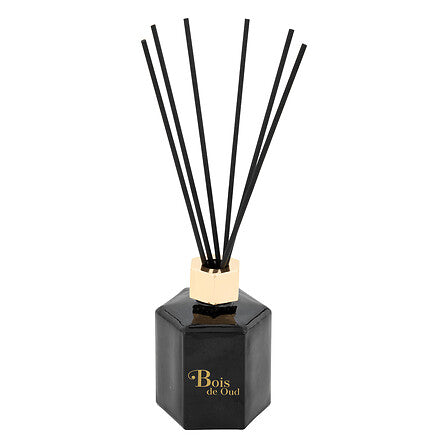 Арома дифузер atmosphera Arlo, Стъкло, Oud Wood, 120 ml, Черен