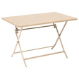 Greensboro rectangular folding table 6 seats stone