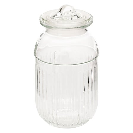 Стъклен буркан 5five Lizo, Прозрачен, 1.5L