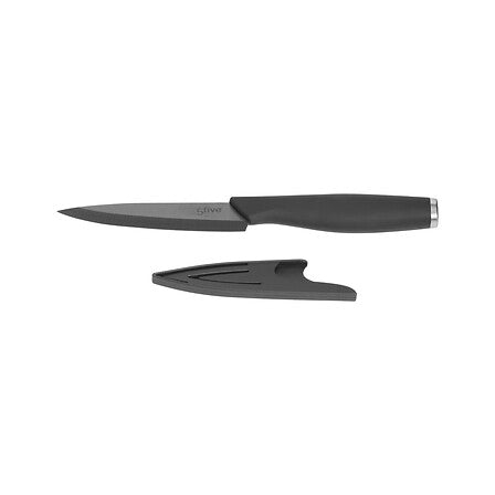 Керамичен нож за белене FIVE Absolu Black, Черен, 10 cm