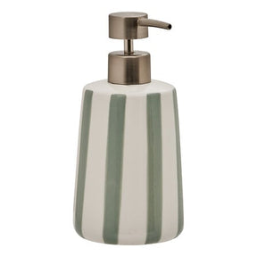 Дозатор за сапун 5five Strio, Керамика, 400 мл, Зелен
