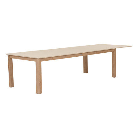 Extendable table double extension Miceira 14 seats aluminium printed stone