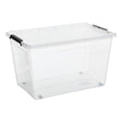 Кутия за съхранение 5five Clip'n Box, Прозрачна, 60 л