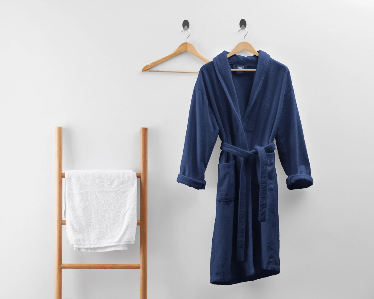 Dreamhouse Cotton Robe, Blue, SM