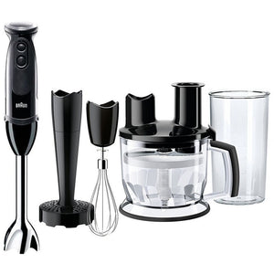 Blender Braun MultiQuick 5277 Vario, 1000 W, Measuring cup 0.6 l, Capacity 1.5 l, Puree accessories, 21 speeds + Turbo, Black