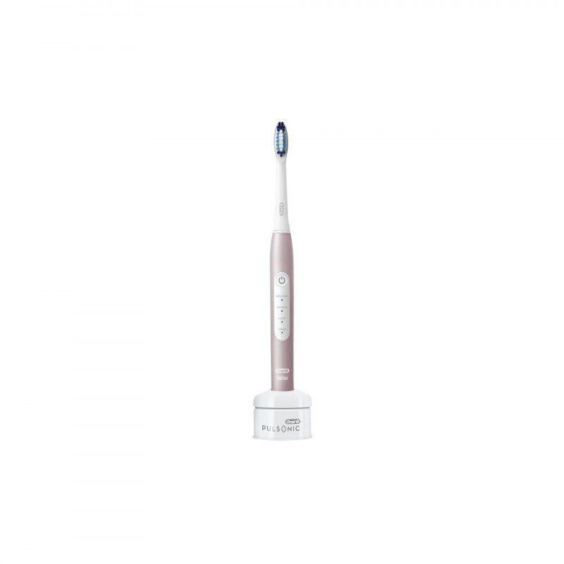 Комплект от две четки за зъби Oral-B Pulsonic Slim Luxe 4900 396369, Розов и Платинум