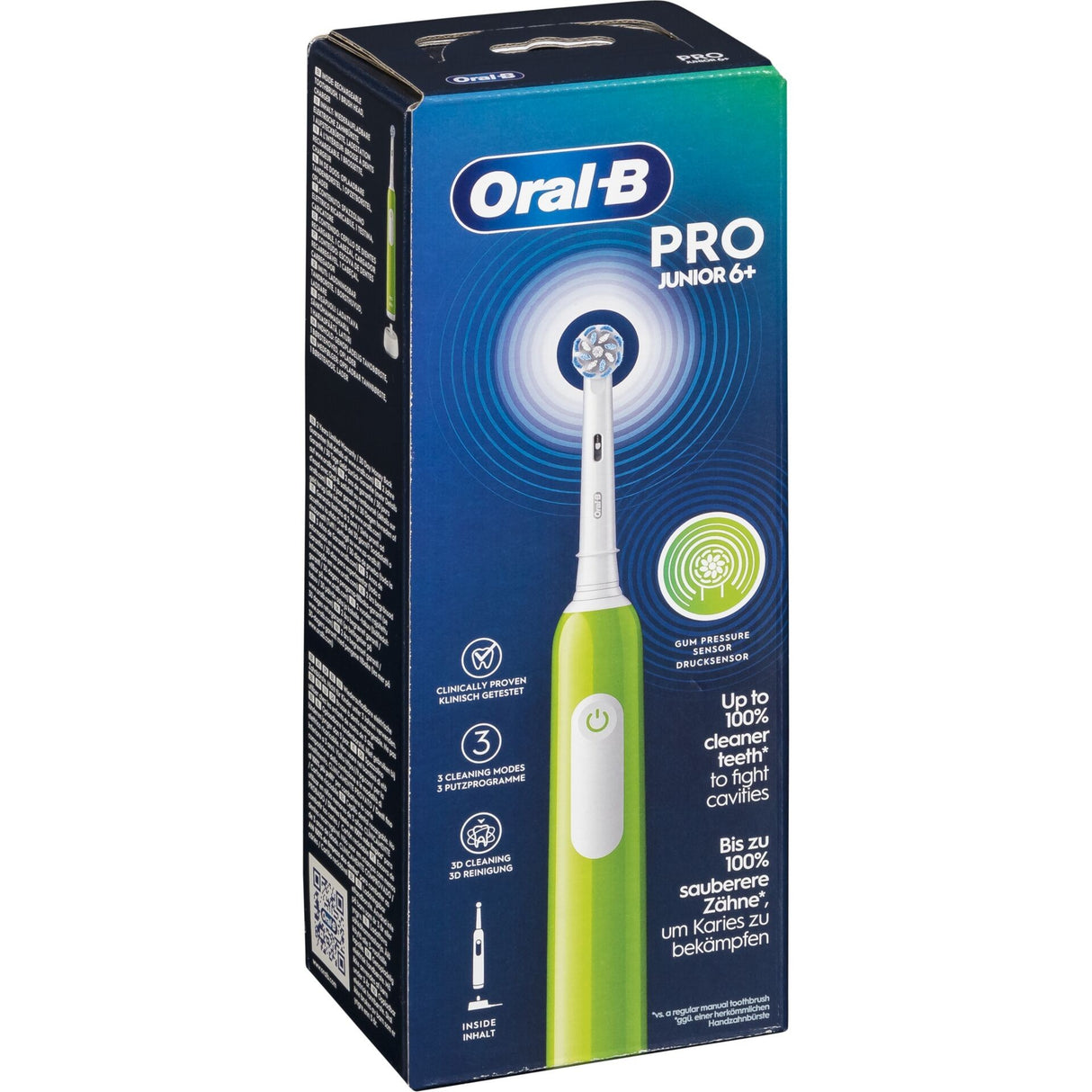 Електрическа четка за зъби Oral-B Pro Junior 743027, Многоцветен